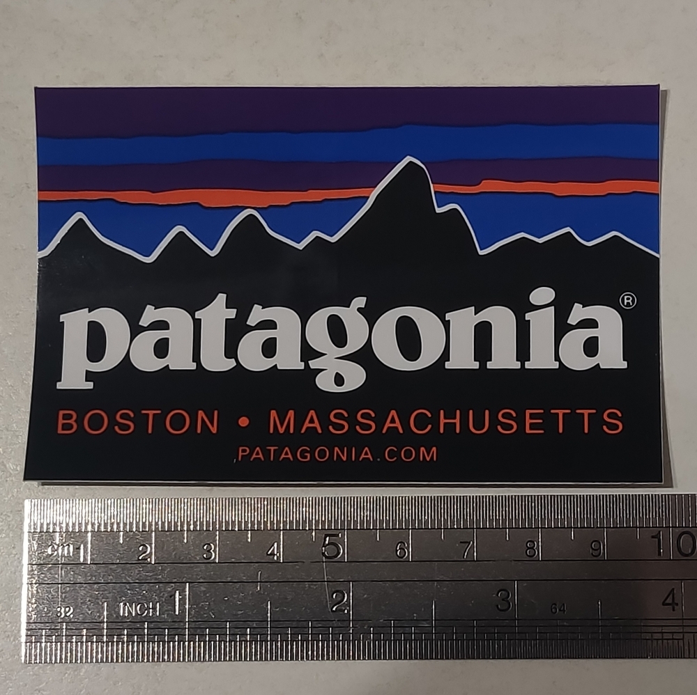 Patagonia Boston decal sticker